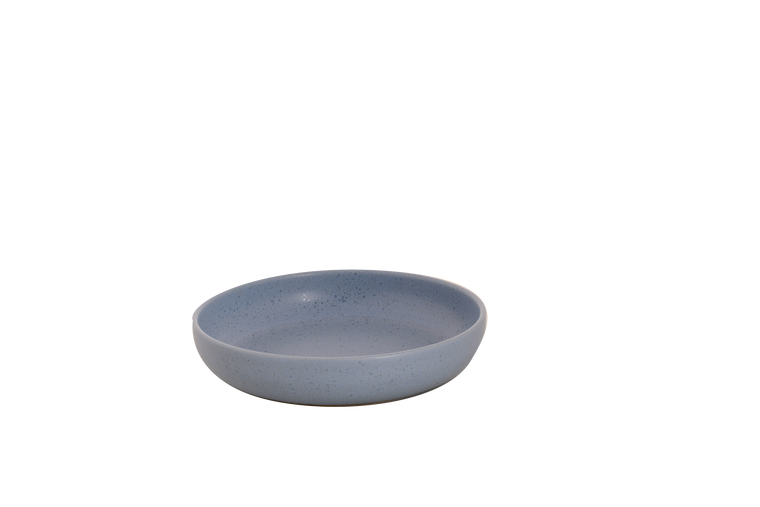 Palmer Teller tief Sandy Loam 22 cm Blaues Steingut 