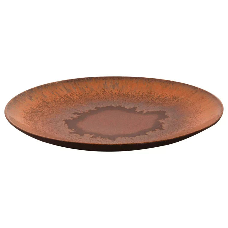 Palmer Teller Cecil 27 cm Steingut Braun