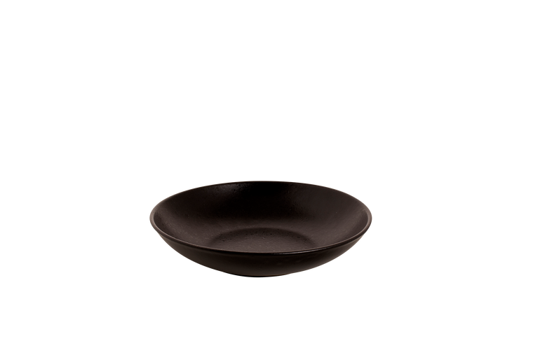 Mammoet Bord diep Moon 21.5 cm Stoneware Zwart
