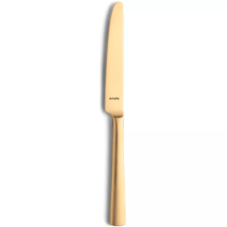 Amefa Dessertmesser 1924 Ventura 21,4 cm 18/10 13/0 Gold 