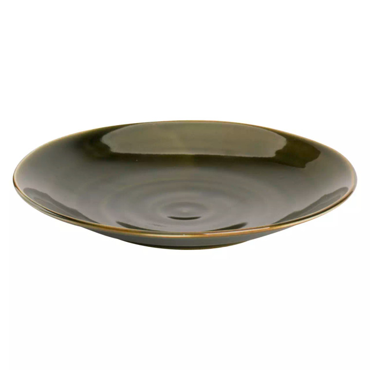 Palmer plate Midori 25.5 cm Porcelain Green