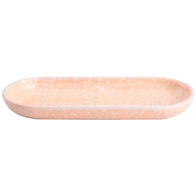 Colori Del Sud Teller  Cazorla , 27 x 11,5 cm, Steingut, rosa