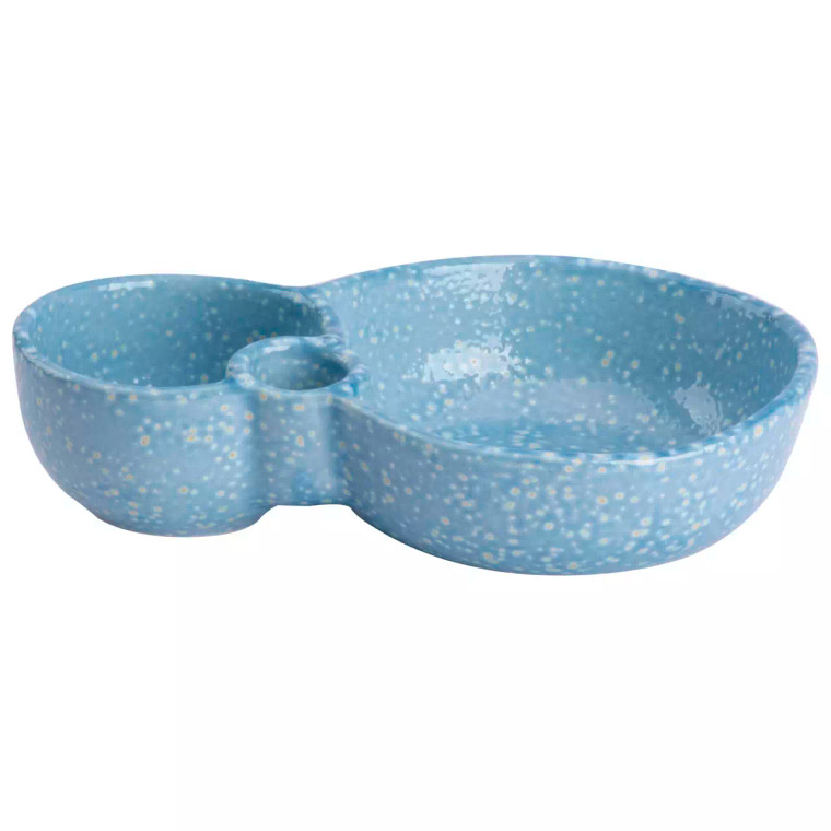 Colori Del Sud Schaal Cazorla 8-hoek 18 cm Aardewerk Blauw