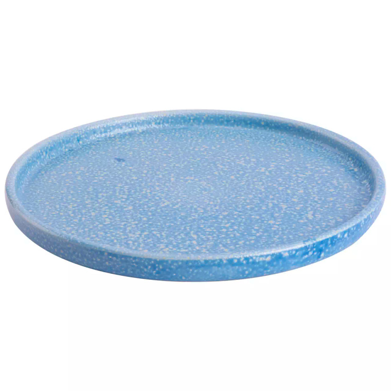 Colori Del Sud Bord Cazorla 25 cm Aardewerk Blauw