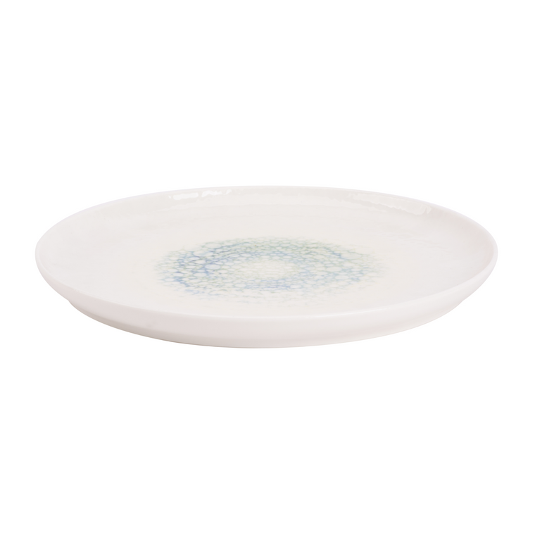 Maastricht Porselein Coupe Aqua Mineralis 27 cm Weiß