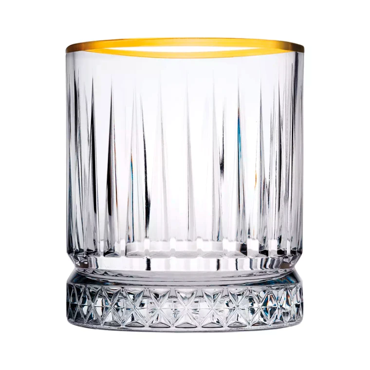 Pasabahce Verre à whisky « Elysia » 21 cl, doré