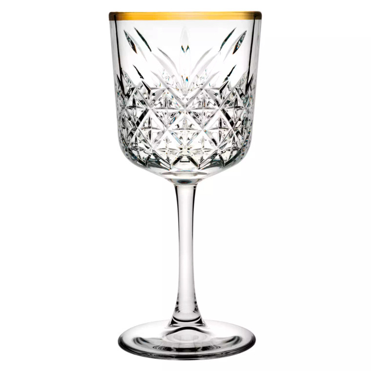 Pasabahce Weinglas Timeless 33 cl Gold Glas