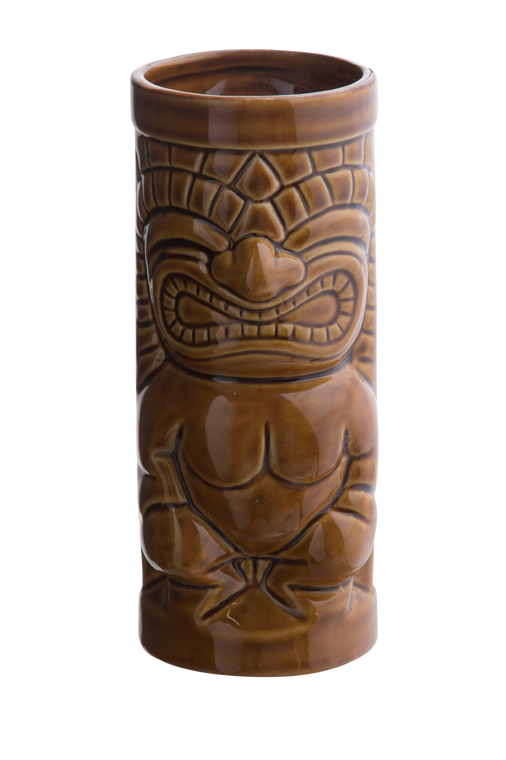 Bar Professional Cocktailglas Tiki Maori 33 cl Porzellan Braun