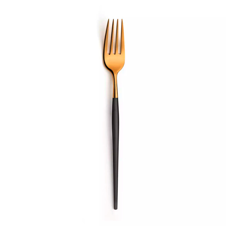 Amefa Tafelvork 1114 Soprano 20.3 cm 18/10 Zwart Goud 