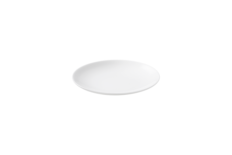 Maastricht Porselein Bord coupe Blanc De Blancs 15 cm Wit