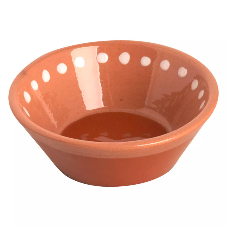 Colori Del Sud Dot Schaal Mezquita 11 cm Aardewerk Roze