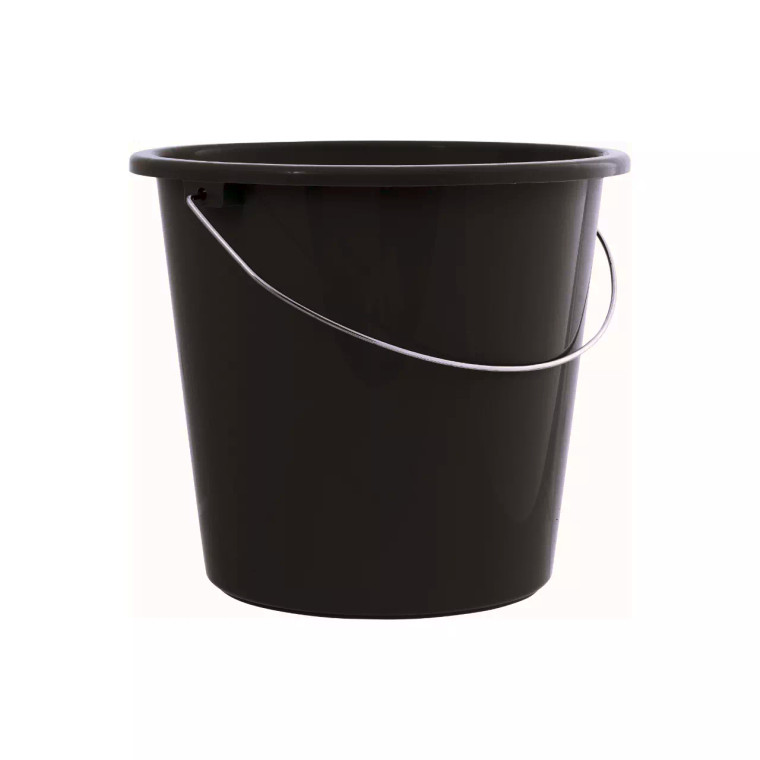 Bucket 5 Liter Polypropylene Black