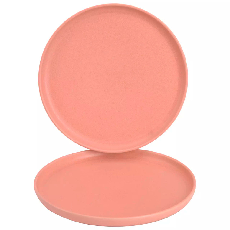James Cooke Bord Bliss 28 cm Roze Stoneware 2 stuks