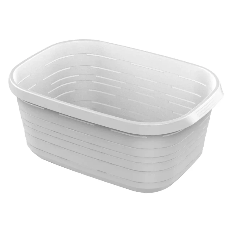 Signature Laundry Basket Signature x 43 x 26 cm, 48 Liters, White