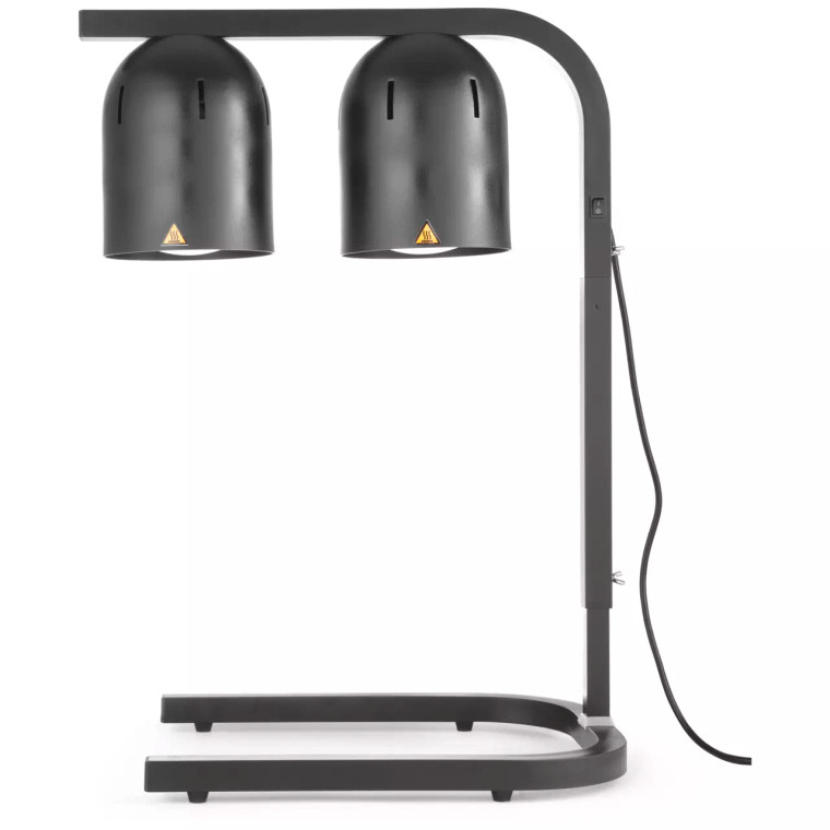 Hendi Warmhoudbrug 500 Watt Zwart
