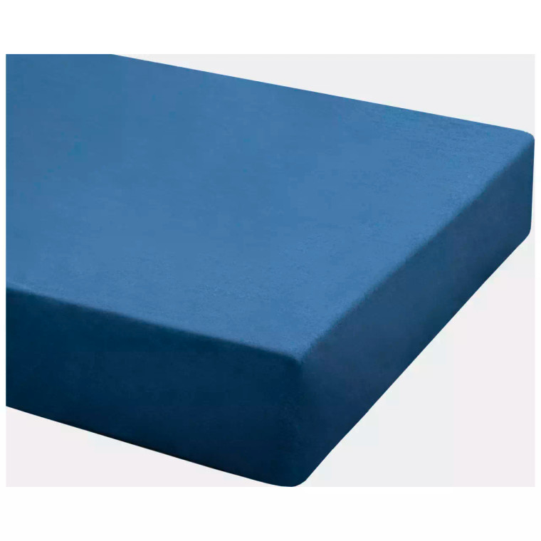 Mammoet Hoeslaken Waterdicht Willow 90 x 200 x 25-30 cm Blauw