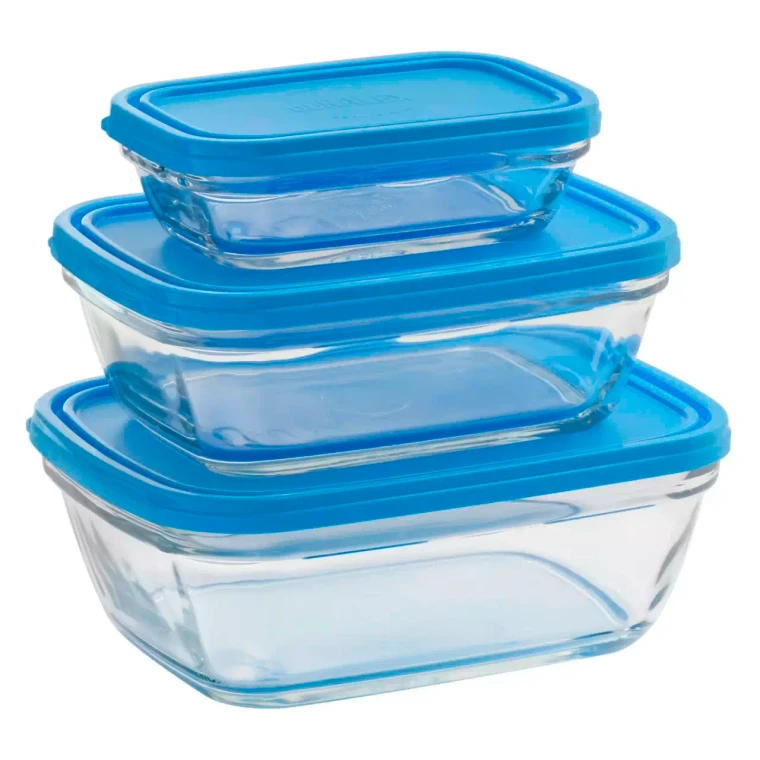 Duralex Freshbox 0,4 – 1,1 – 1,7 Liter, 3er-Set