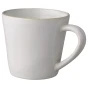 Becher Coimbra cl, weiß, Steingut 