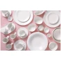 Maastricht Porselein Assiette « Lux » 032, 25,5 cm, blanc cassé