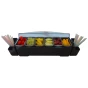 Barprofessional Ingredient Tray " Tools " 58 x 17 cm, 10 Compartments, Plastic, Black