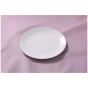 Maastricht Porselein Plate Blanc De Blancs 21 cm White