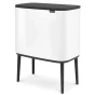 Brabantia Afvalbak 59 x 38 x 54 cm 33 liter Metaal Wit