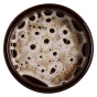 Graupera  Sabana x 3,1 cm Steingut Weiß Braun 