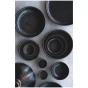 Graupera  Moon x 2,2 cm, Steingut, schwarz 