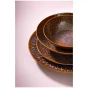Palmer Plate coupe Magmatic 27 cm Stoneware Brown