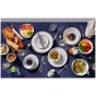 Maastricht Porselein Plate Coupe Aqua Mineralis 21 cm White