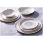 Maastricht Porselein Bord Aqua Mineralis Organic 25 cm Wit