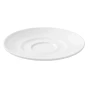 Maastricht Porselein Soucoupe à cappuccino « Blanc De Blancs », 16 cm, blanche