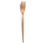 Fourchette à dessert Amefa 1114 « Soprano », 18,3 cm, 18/0, cuivre