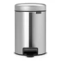 Brabantia Pedaalemmer Newicon 3 liter Zilver