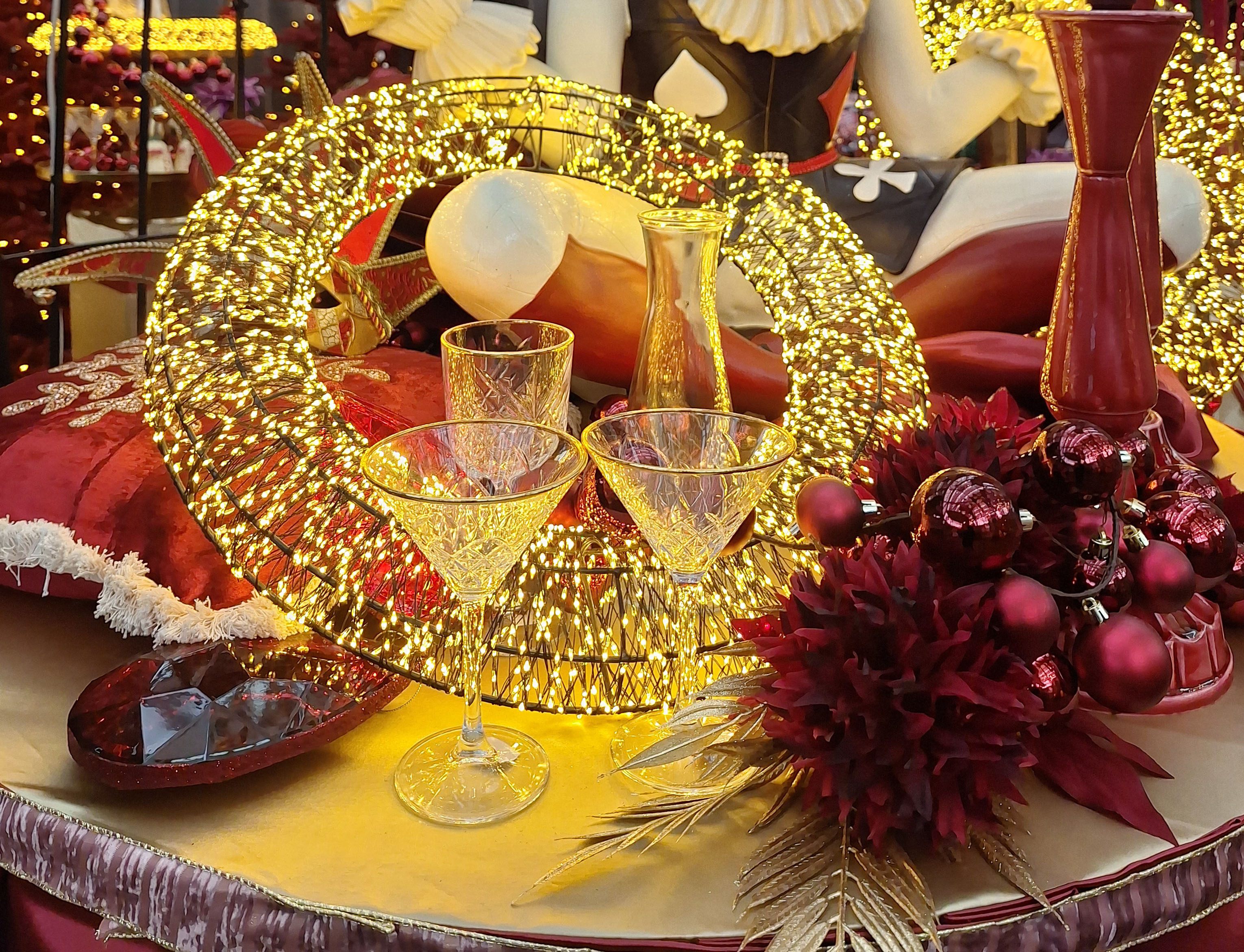 Timeless glassware at Wolters Garden Center's Christmas show