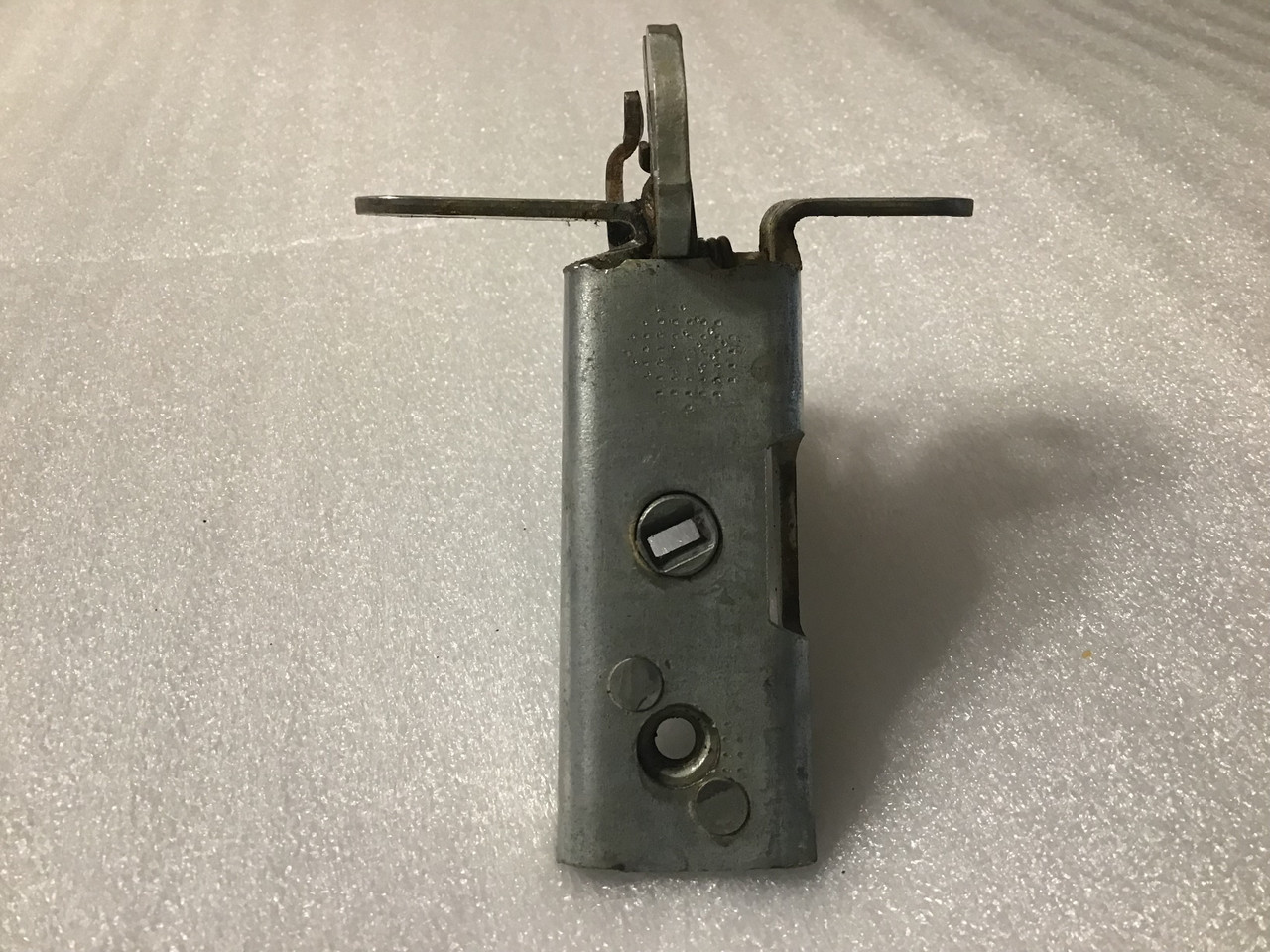 1958 Chevy Trunk Deck Lid Lock Catch Latch Striker Bracket Plate 1958 Chevy Trunk Deck Lid Lock Catch Latch Striker Bracket Plate