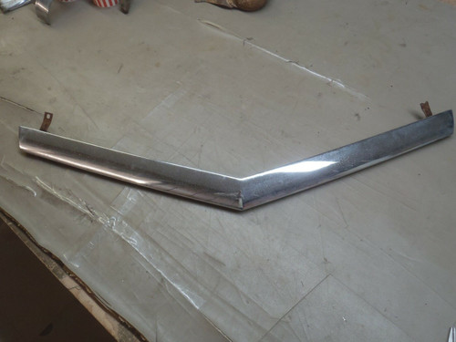 1956 Cadillac Chrome Hood Lip Trim Molding Front Grill Used Original