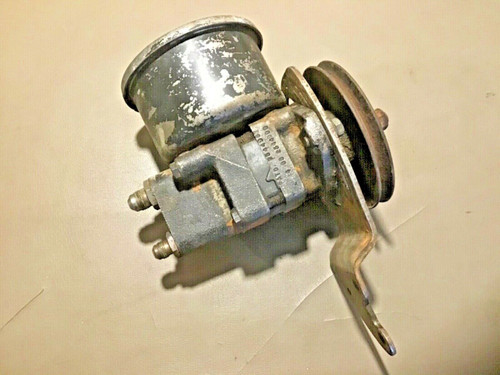 1955 Cadillac Power Steering Pump Used Original Bracket Pulley