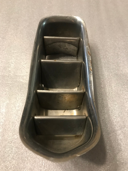 1957 Cadillac Rear Bumper Exhaust Louvre Port Grill Port