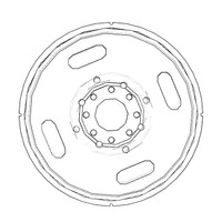ONAN 2868398 - FLYWHEEL ONAN/CUMMINS - Original OEM part