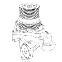 ONAN 2895320 - PUMP WATER ONAN/CUMMINS - Original OEM part