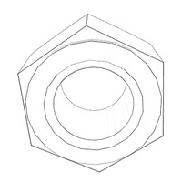 ONAN 3046208 - NUT REGULAR HEXAGON ONAN/CUMMINS - Original OEM part