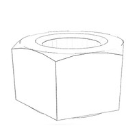 ONAN 3046208 - NUT REGULAR HEXAGON ONAN/CUMMINS - Original OEM part