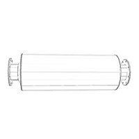 ONAN 3055655 - MUFFLER ONAN/CUMMINS - Original OEM part