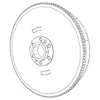 ONAN 3165490 - FLYWHEEL ONAN/CUMMINS - Original OEM part