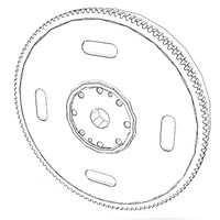 ONAN 3165502 - FLYWHEEL ONAN/CUMMINS - Original OEM part