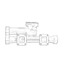 ONAN 3638157 - MANIFOLD EXHAUST ONAN/CUMMINS - Original OEM part