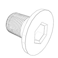ONAN 3695852 - SCREW FLAT HEAD CAP ONAN/CUMMINS - Original OEM part