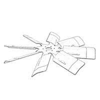 ONAN 3811970 - FAN ENGINE ONAN/CUMMINS - Original OEM part
