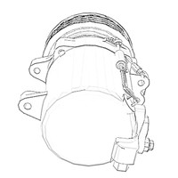 ONAN 3977198 - COMPRESSOR REFRIGERANT ONAN/CUMMINS - Original OEM part